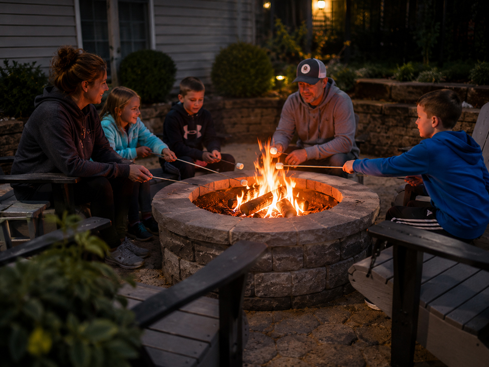 Firepit Stone Delivery Northern VA DC