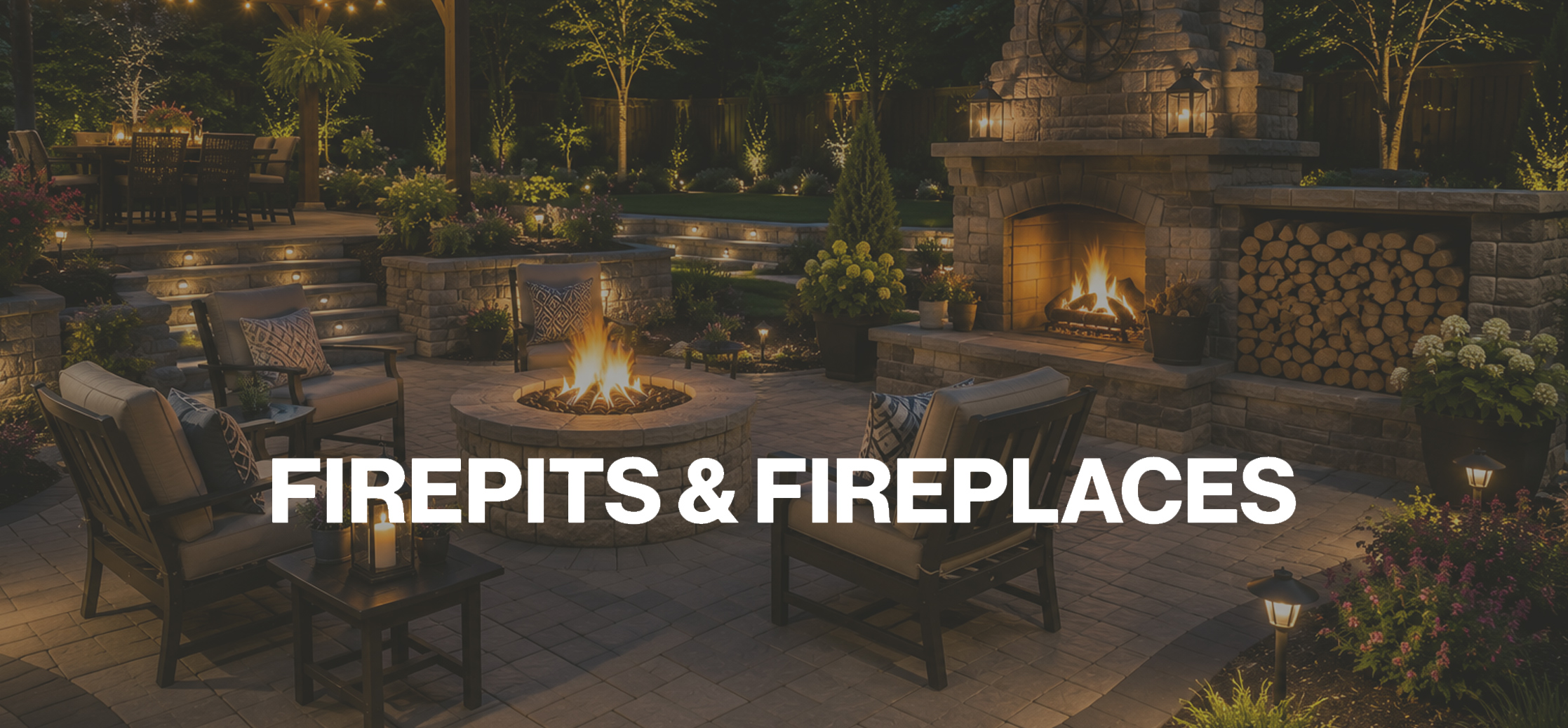Firepits and Fireplaces Rock Stone desk