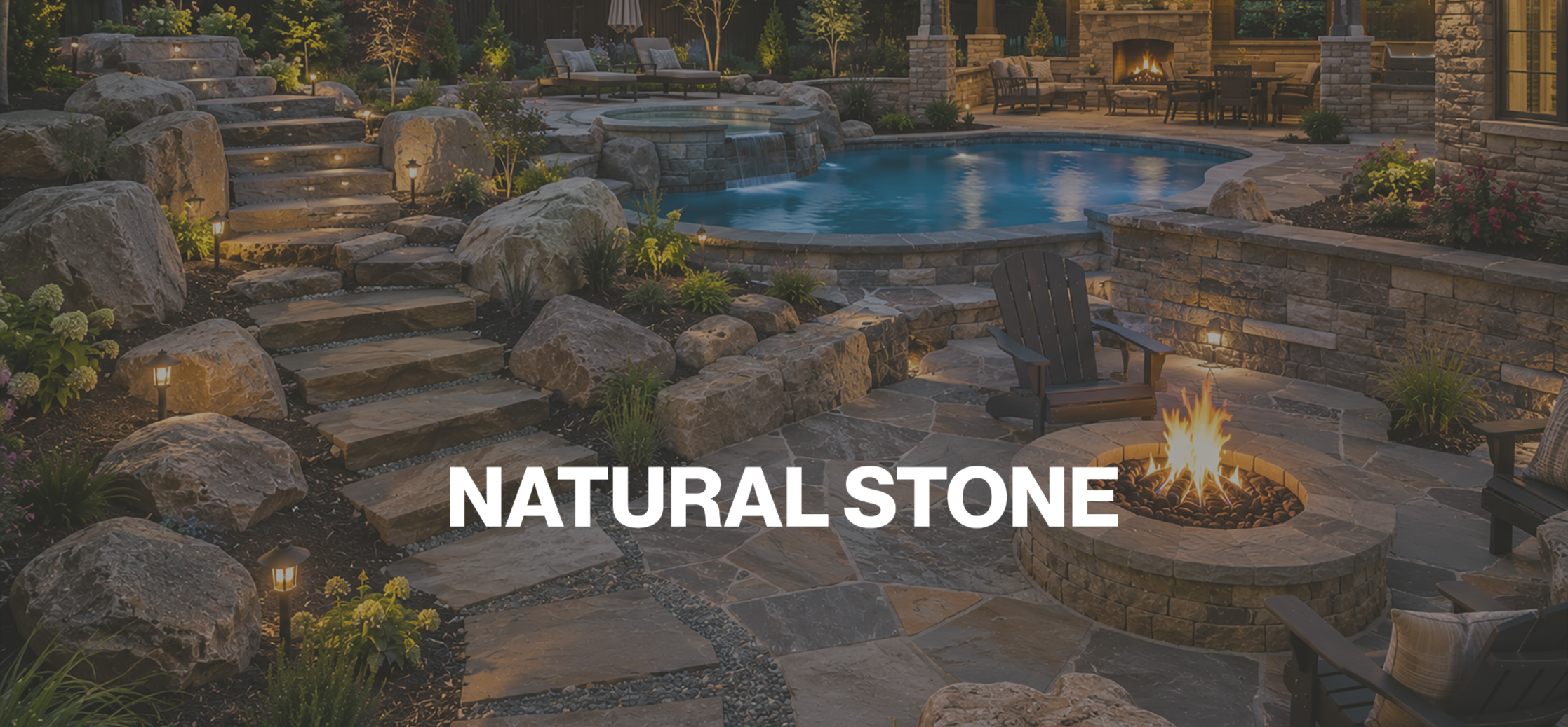 Natural Stone Flagstone desk