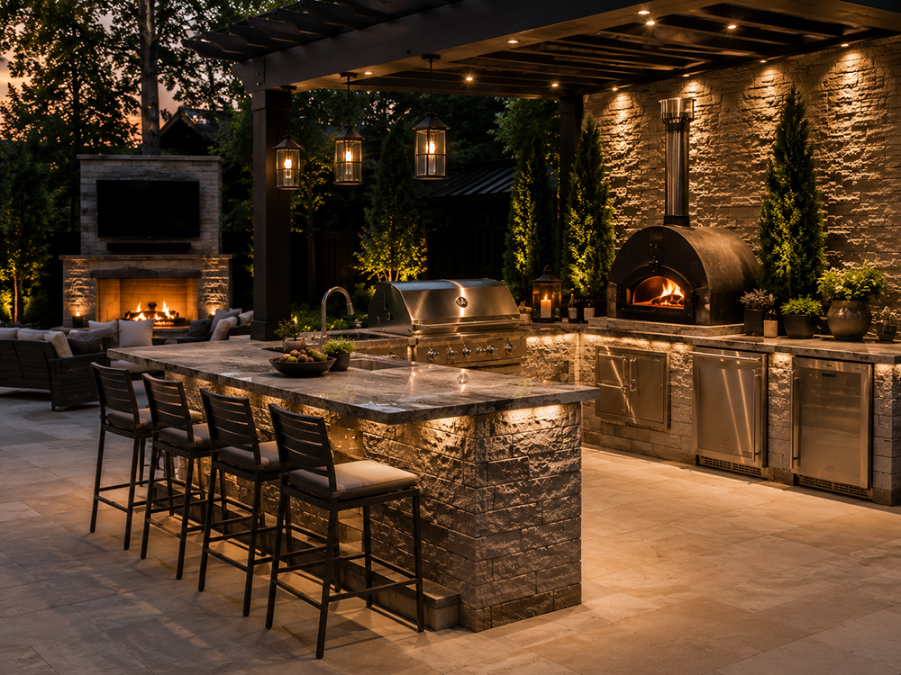 Outdoor Kitchen Stone Delivery Northern VA DC