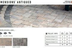 Dimensions-Antiqued
